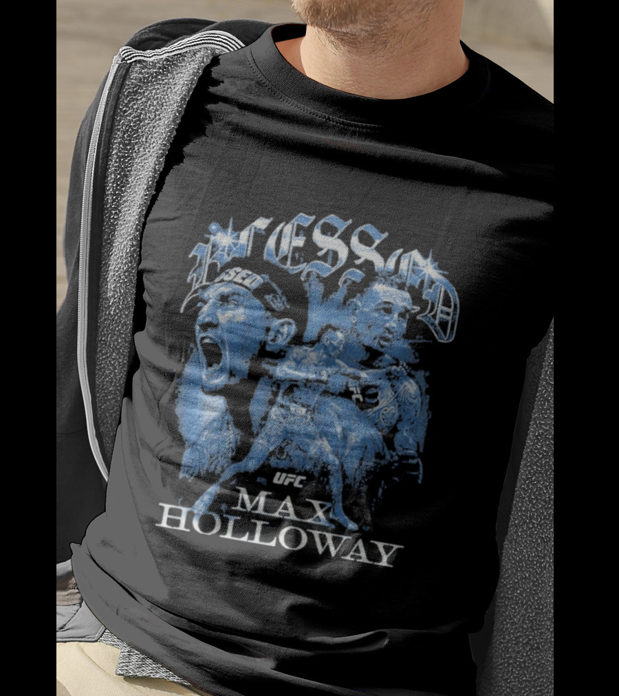 Blessed Max Holloway UFC Grunge T-Shirt