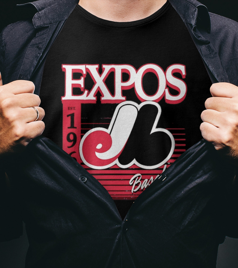Expos Est 1969 Montreal Baseball Nike T-Shirt
