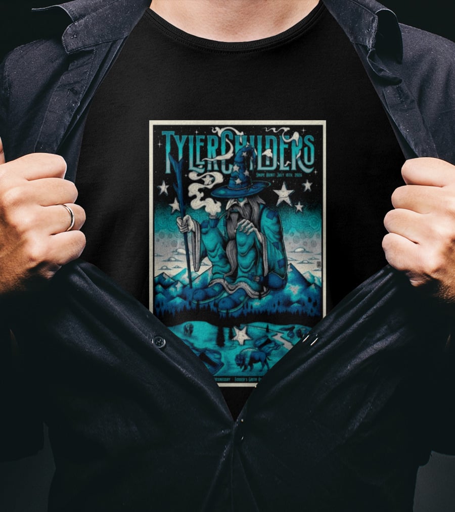 Tyler Childers Snipe Hunt July 18th 2026 Fiddler's Green Amphitheatre Greenwood Village CO T-Shirt