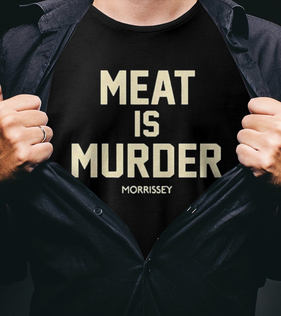 Meat Is Murder Morrissey The Smiths Alternative Rock T-Shirt