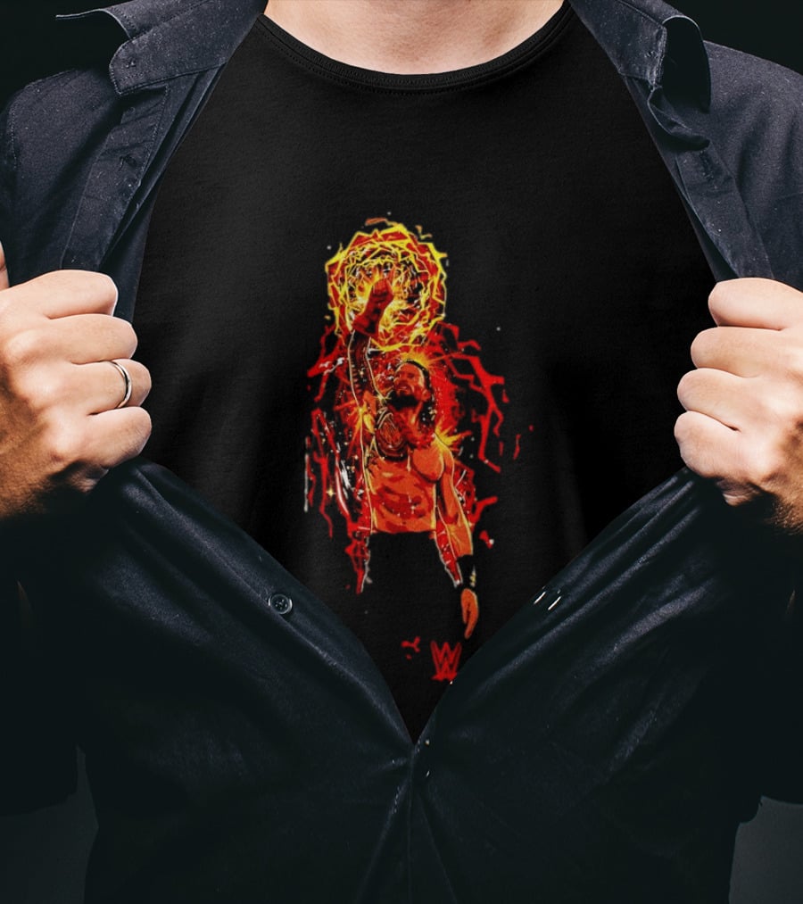 Roman Reigns WWE Aura Power T-Shirt