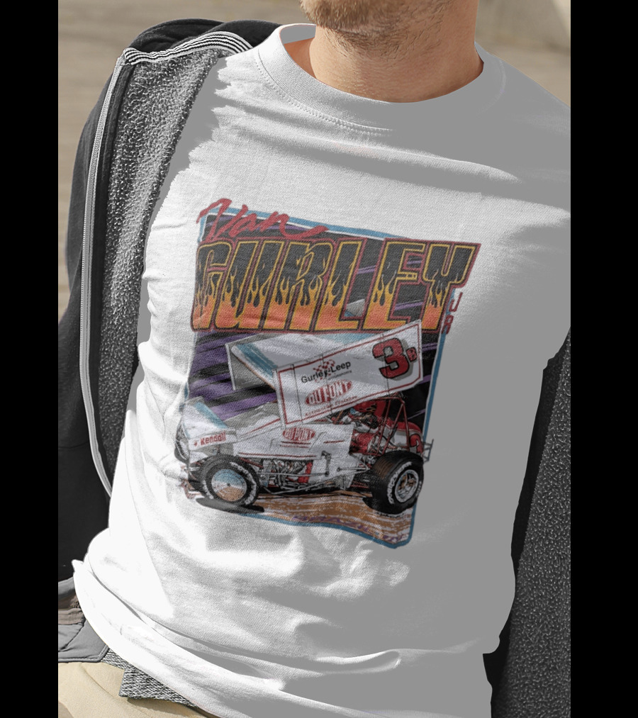 Van Gurley Jr 3B Gurley Leep Motorsports DuPont Sprint Car Racing Kendall T-Shirt