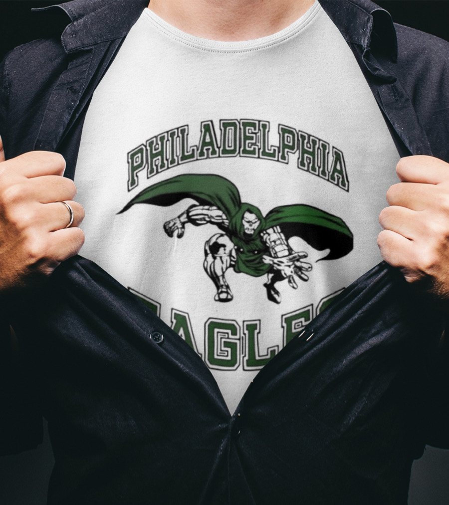 Philadelphia Eagles 2026 Doom Football Fan Gear T-Shirt