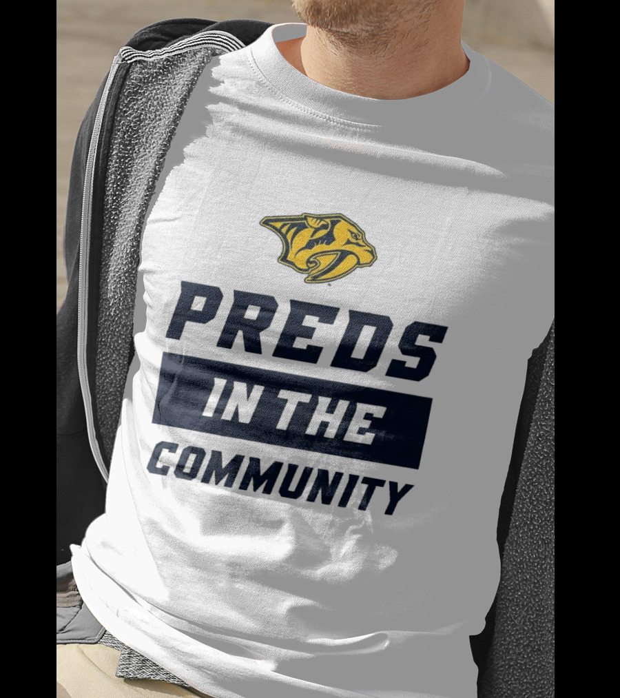 Nashville Predators 2026 Preds In The Community Initiative T-Shirt