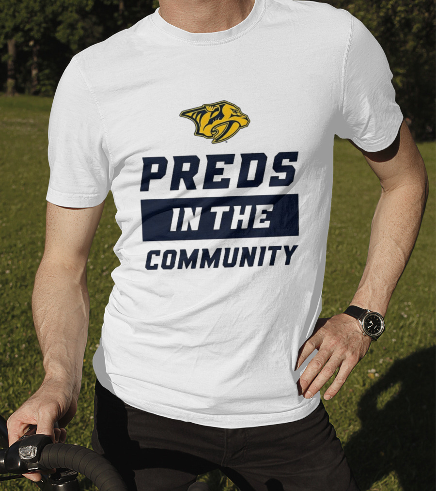 Nashville Predators 2026 Preds In The Community Initiative T-Shirt