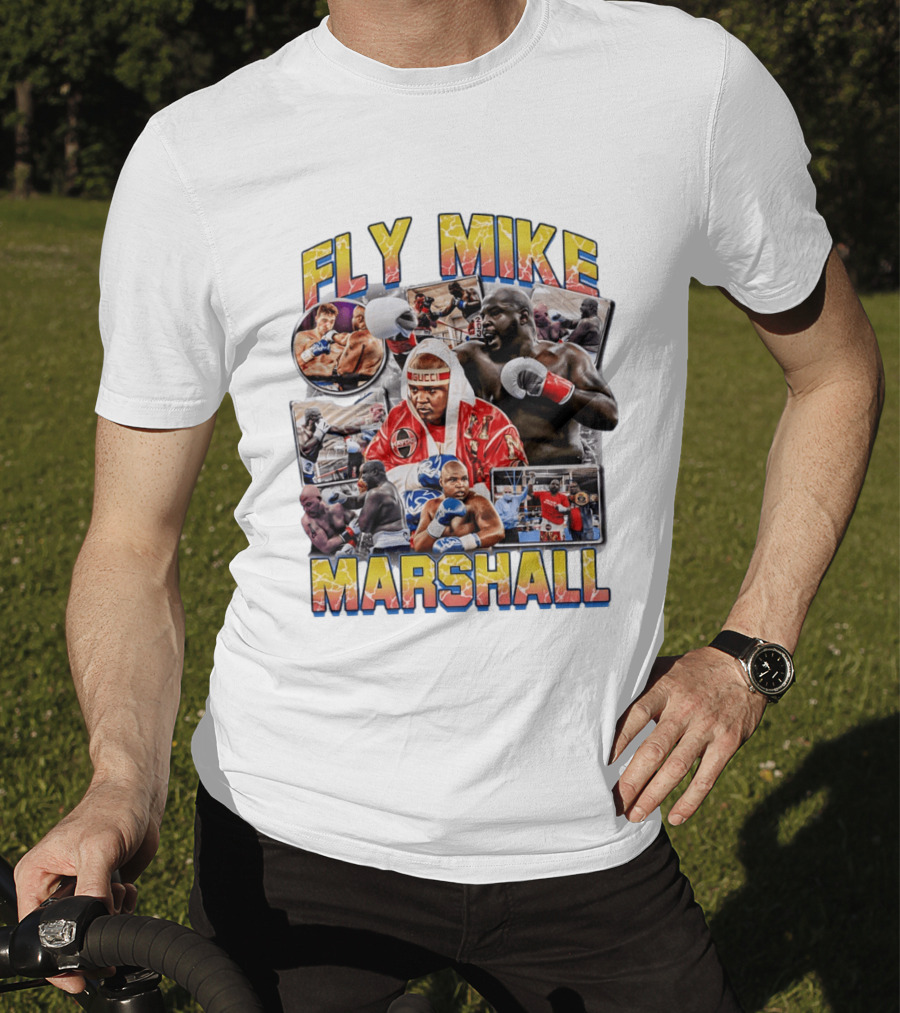 Fly Mike Marshall Boxing Heavyweight Boxer Gucci Kayo Giant Fighter Images T-Shirt