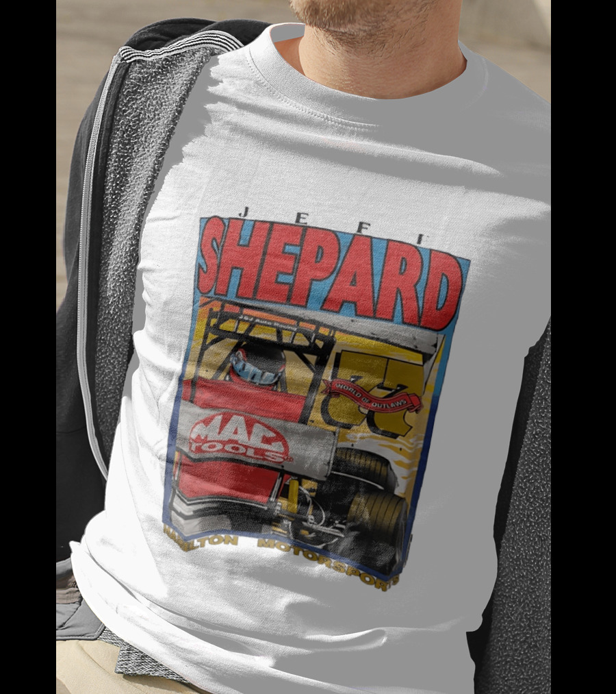 Jeff Shepard Mac Tools World Of Outlaws Racing Hamilton Motorsports T-Shirt