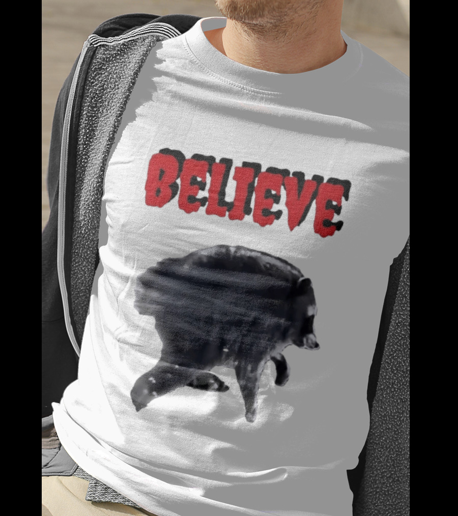 Jimothy Club Believe Raccoon T-Shirt