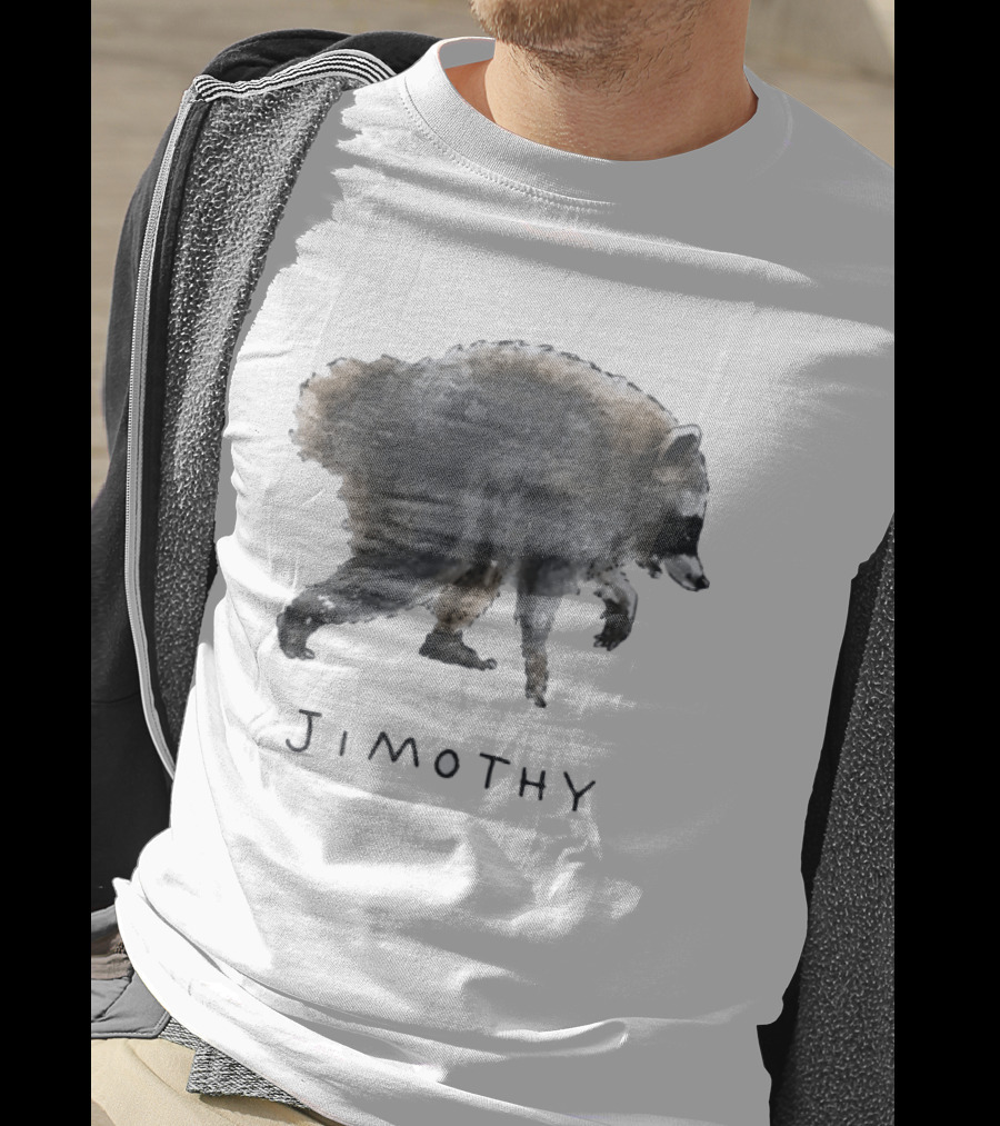 Jimothy Raccoon Viral Seattle Artwork Trend T-Shirt