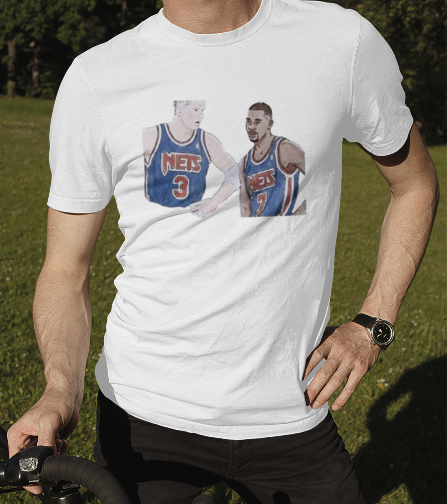 Kenny Anderson And Dražen Petrović Nets 3 And 7 Jerseys T-Shirt