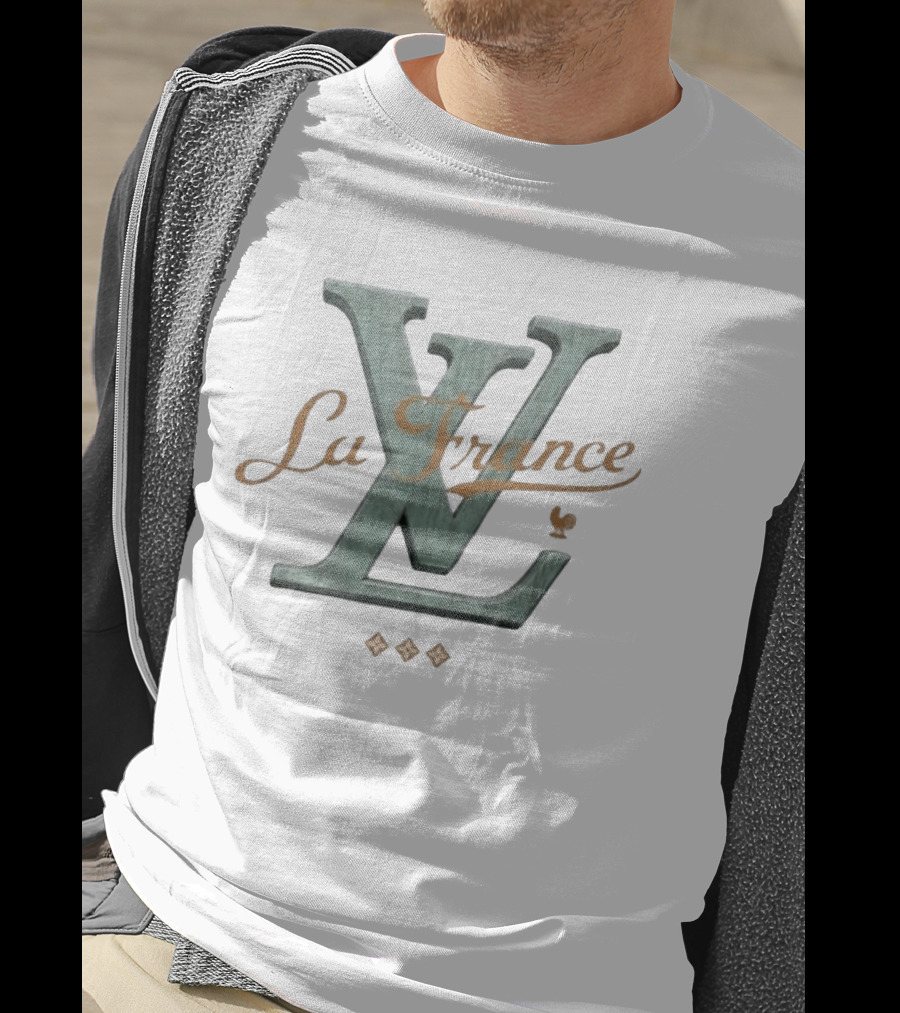 La France LV Rooster Emblem Fashion T-Shirt