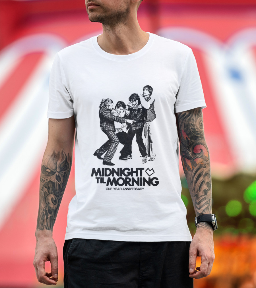 Midnight Til Morning One Year Anniversary Band T-Shirt