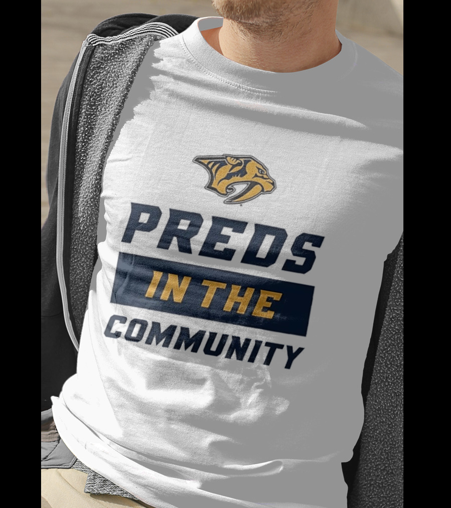 Nashville Predators Preds In The Community T-Shirt