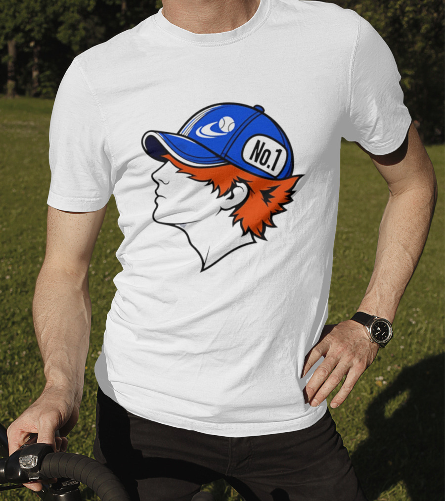 No1 Tennis Player Profile Athlete Sports Baseball Cap T-Shirt
