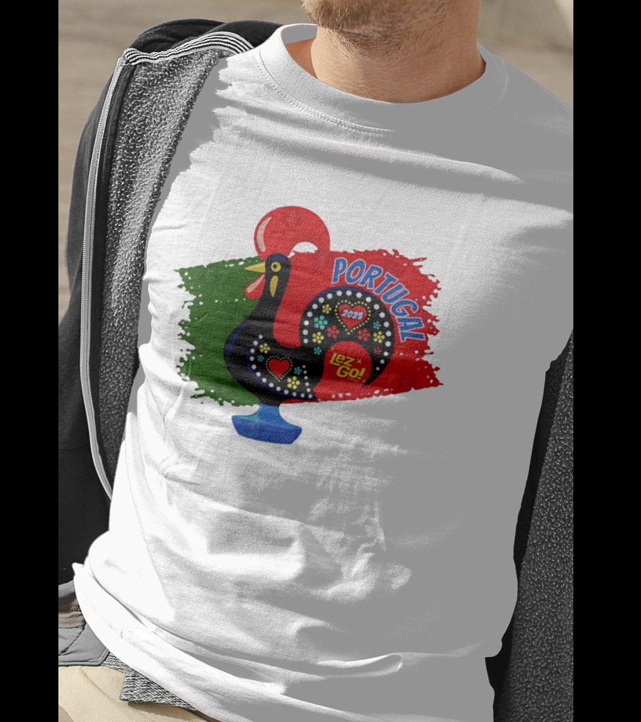 Portugal 2025 Lez Go Galo De Barcelos Rooster T-Shirt