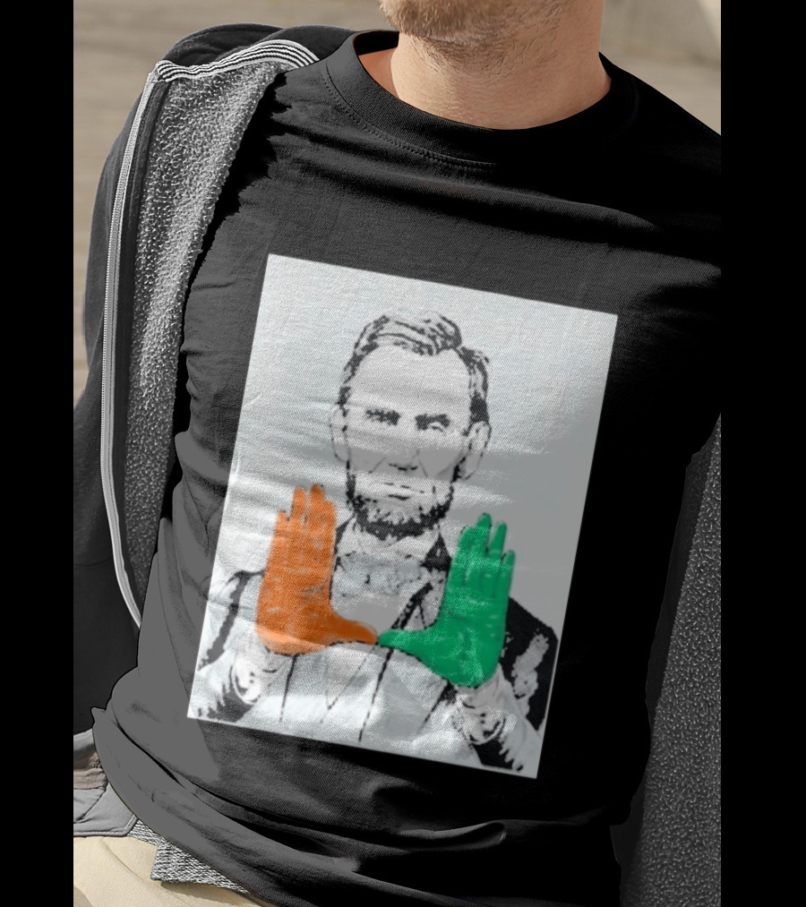 Abraham Lincoln Miami Hurricanes U Hands T-Shirt