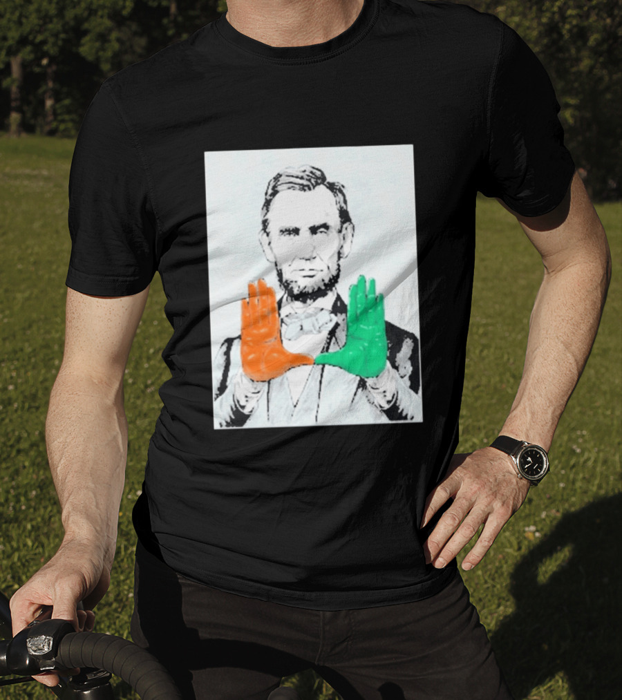 Abraham Lincoln Miami Hurricanes U Hands T-Shirt