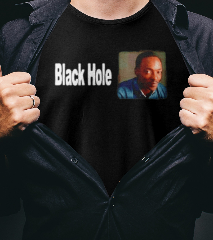 Black Hole Anthony Mackie Actor Celebrity T-Shirt