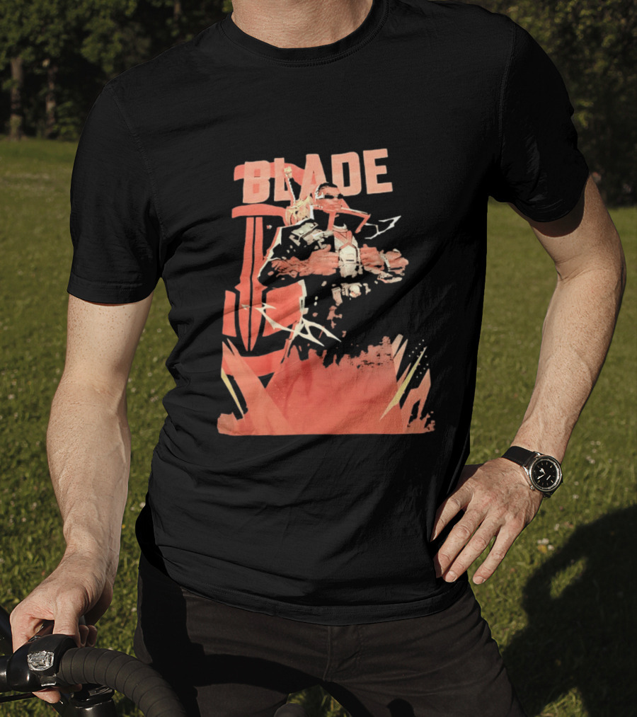 Blade Marvel Comic Vampire Hunter T-Shirt