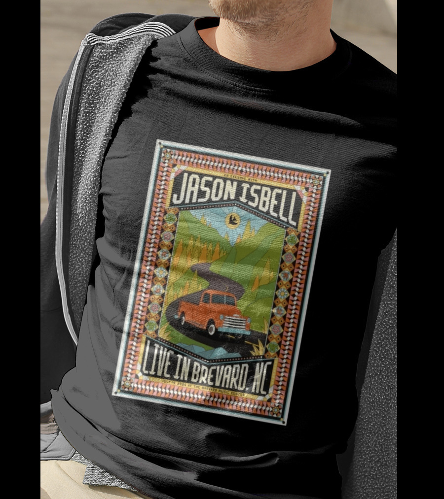 An Evening With Jason Isbell Live In Brevard NC July 19 2026 Brevard Music Center Tour T-Shirt