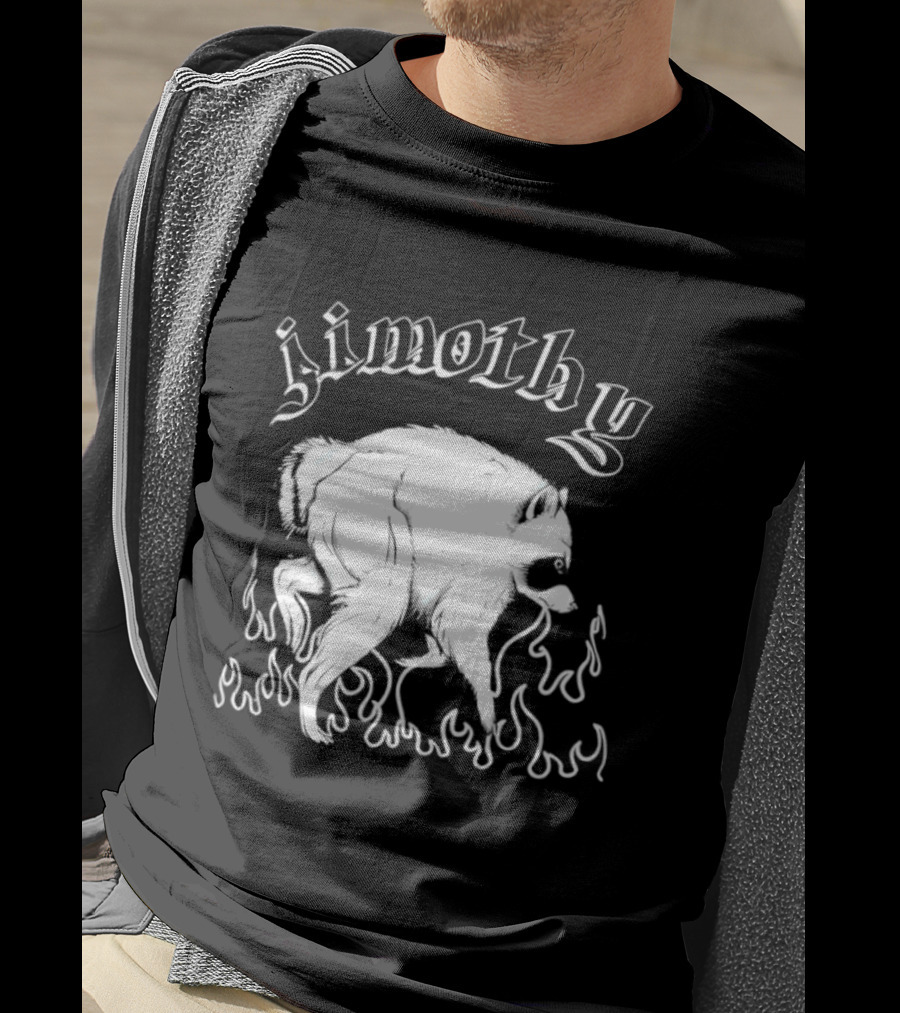 Jimothy The Ballard Raccoon Flame T-Shirt