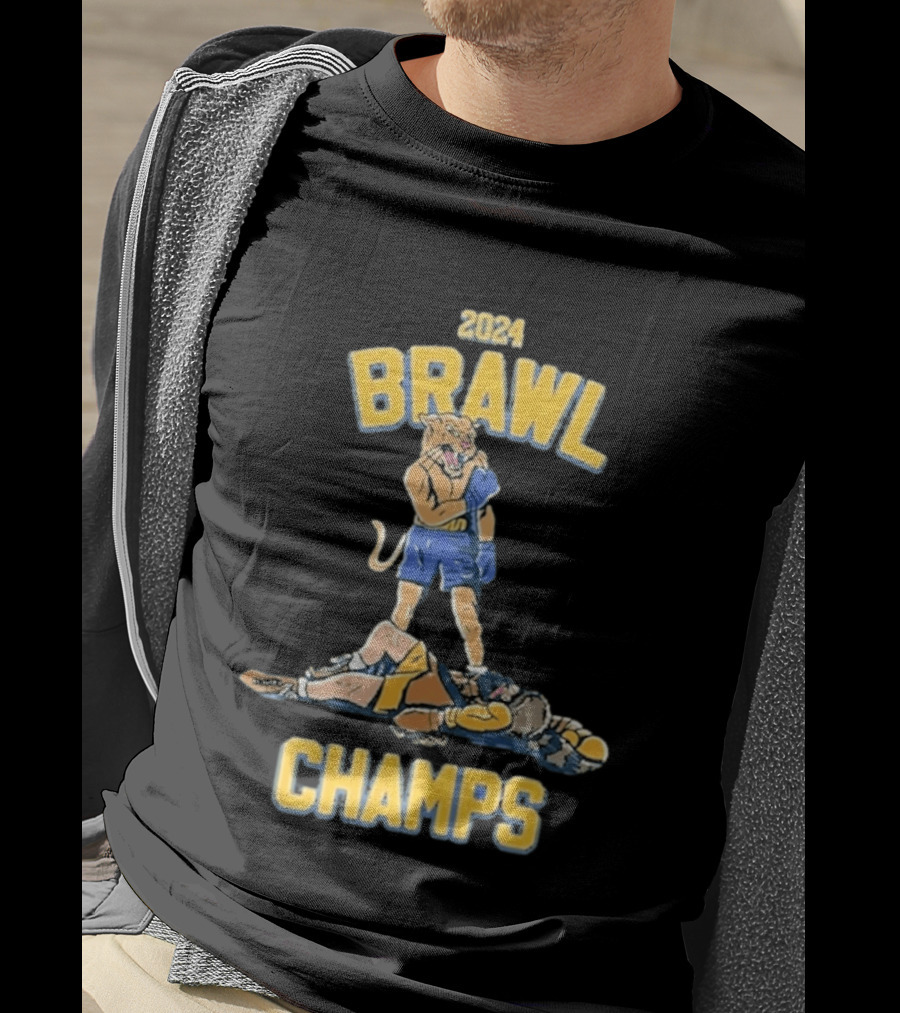 2024 Brawl Champs Boxing Cat Victory T-Shirt