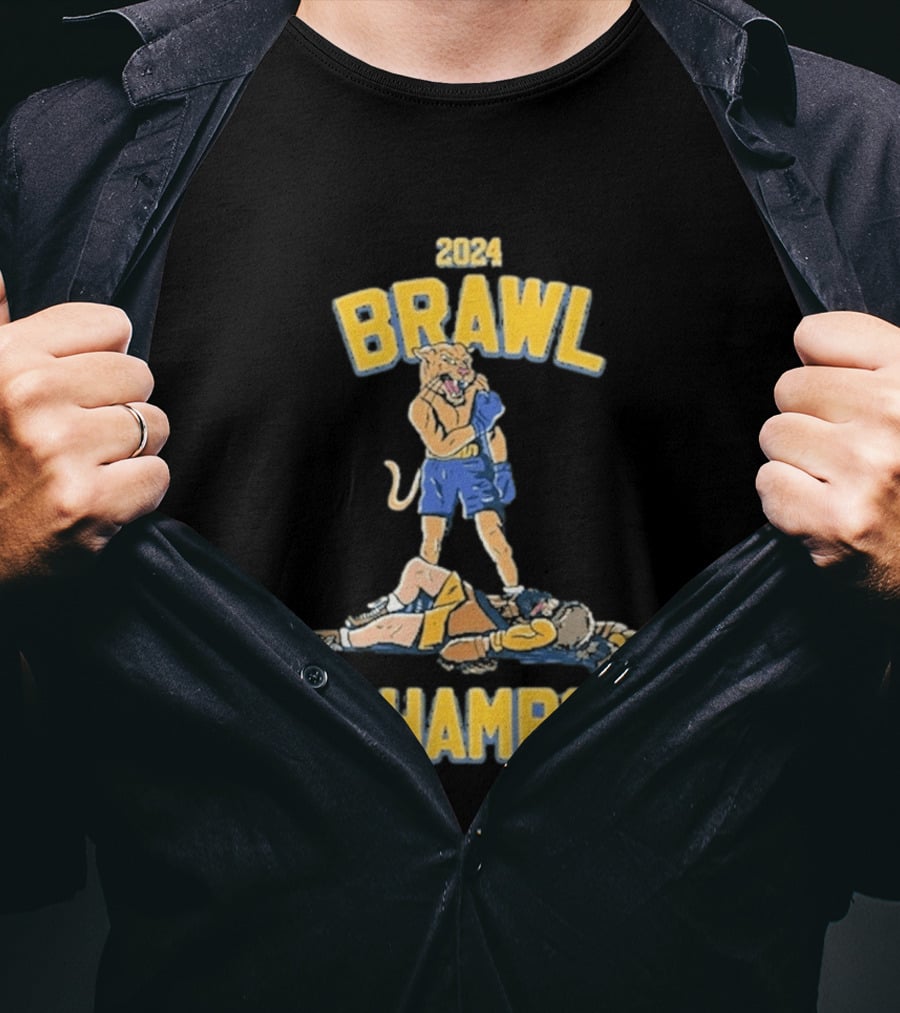 2024 Brawl Champs Boxing Cat Victory T-Shirt