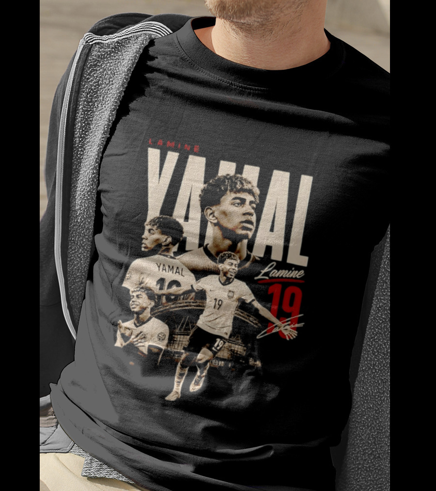 Lamine Yamal 19 Spain National Team T-Shirt
