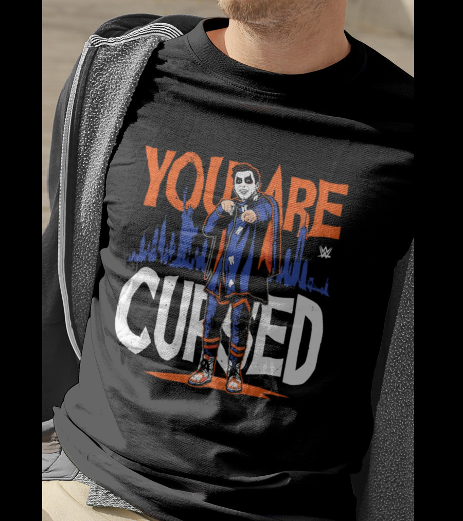 Danhausen WWE NYC You Are Cursed Skyline T-Shirt