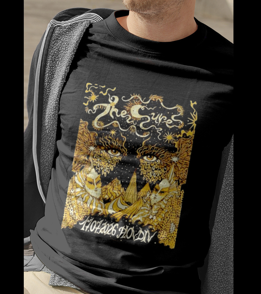 The Cure 17 July 2026 Plovdiv Concert Live Music Event T-Shirt