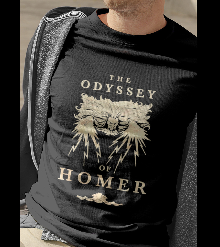 The Odyssey Of Homer Mythical Lightning Lion T-Shirt