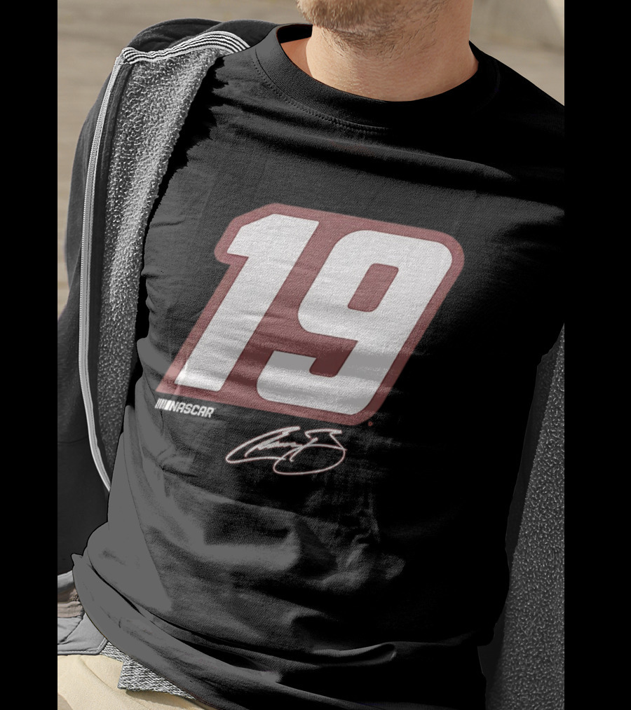 NASCAR Number 19 Racing Motorsport Signature Edition T-Shirt