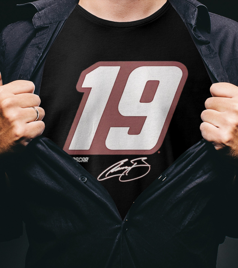 NASCAR Number 19 Racing Motorsport Signature Edition T-Shirt