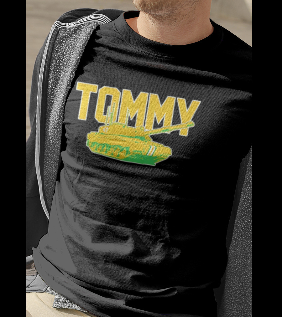 Tommy Tank 47 Athletics Baseball T-Shirt