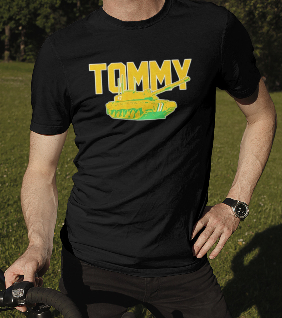 Tommy Tank 47 Athletics Baseball T-Shirt