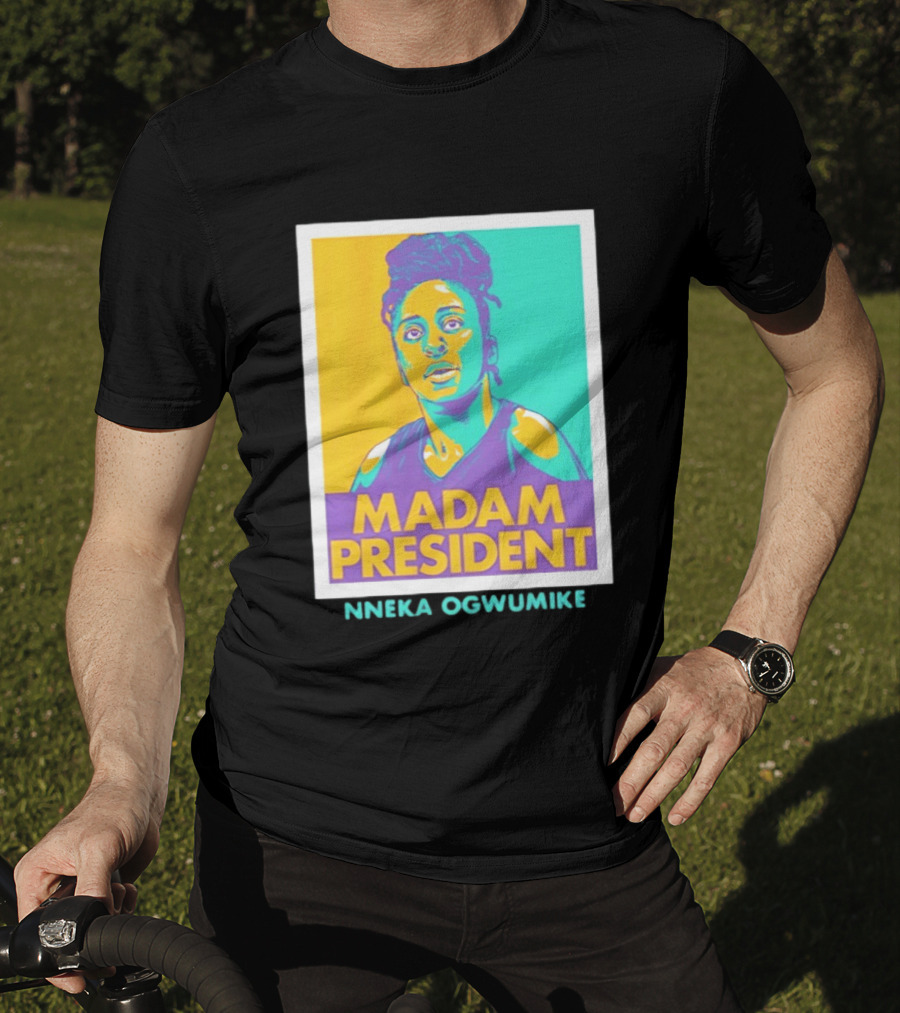 Nneka Ogwumike Madam President Los Angeles Sparks Heroic T-Shirt