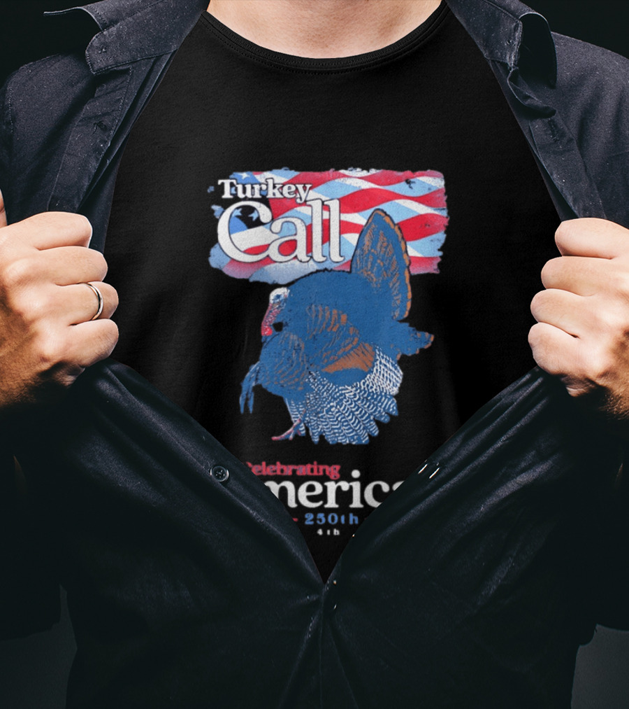 NWTF Turkey Call Celebrating America's 250th July 4th 2026 T-Shirt