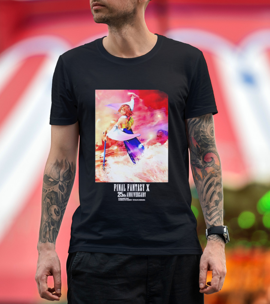 Final Fantasy X 25th Anniversary Yuna Square Enix T-Shirt