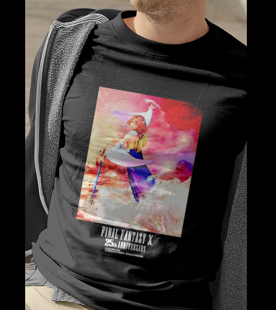 Final Fantasy X 25th Anniversary Yuna Square Enix T-Shirt