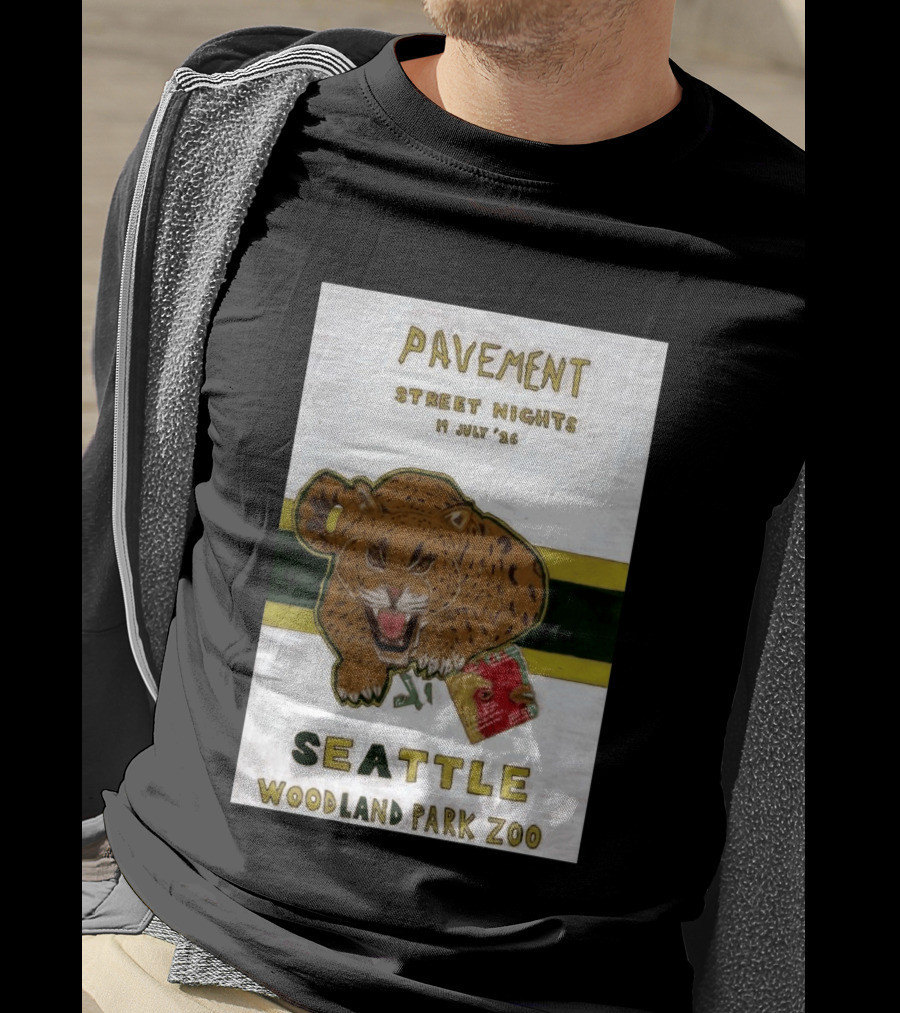 Pavement Street Nights Seattle Woodland Park Zoo July 19 2026 T-Shirt