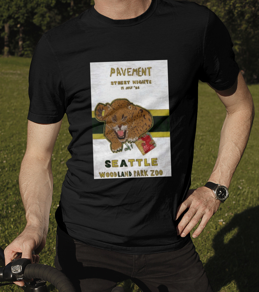 Pavement Street Nights Seattle Woodland Park Zoo July 19 2026 T-Shirt
