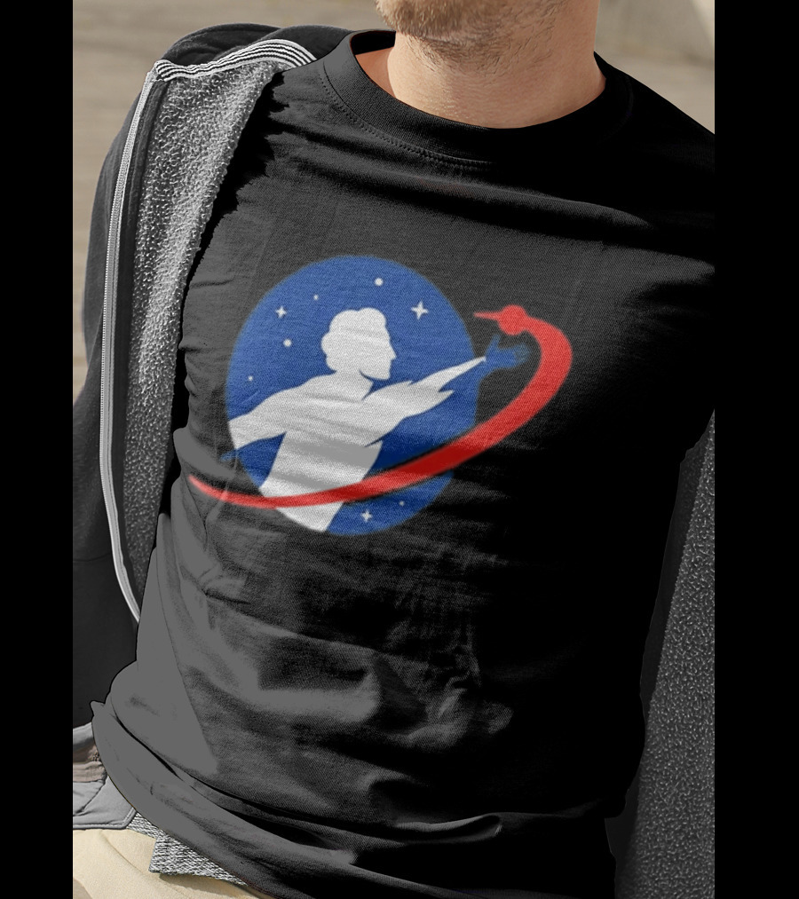 NASA Astronaut Space Exploration Promethean Action Patch T-Shirt