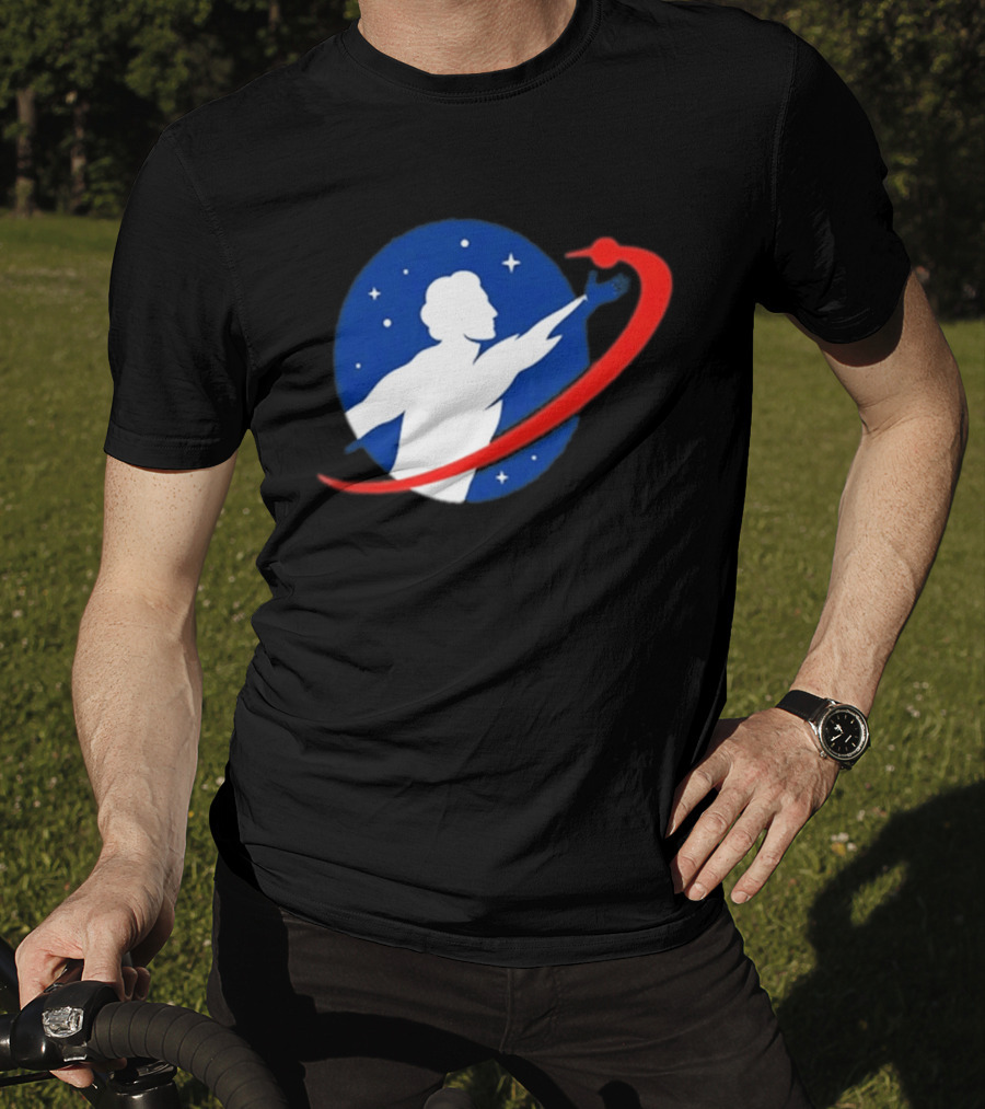 NASA Astronaut Space Exploration Promethean Action Patch T-Shirt