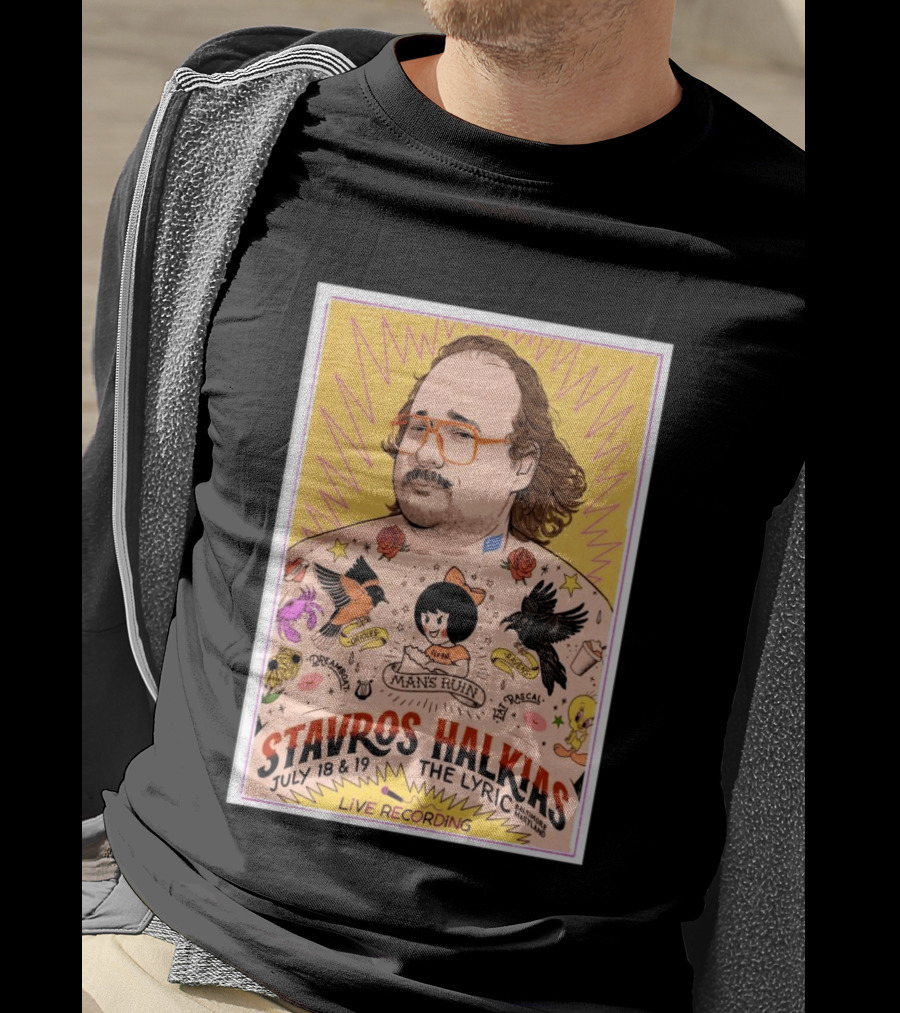 Stavros Halkias Live Recording Baltimore July 18 19 2026 The Lyric Event T-Shirt