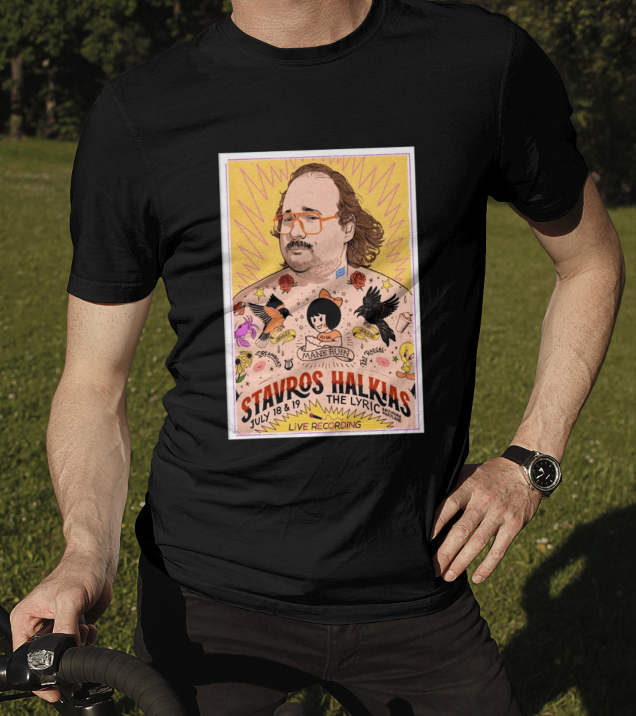 Stavros Halkias Live Recording Baltimore July 18 19 2026 The Lyric Event T-Shirt