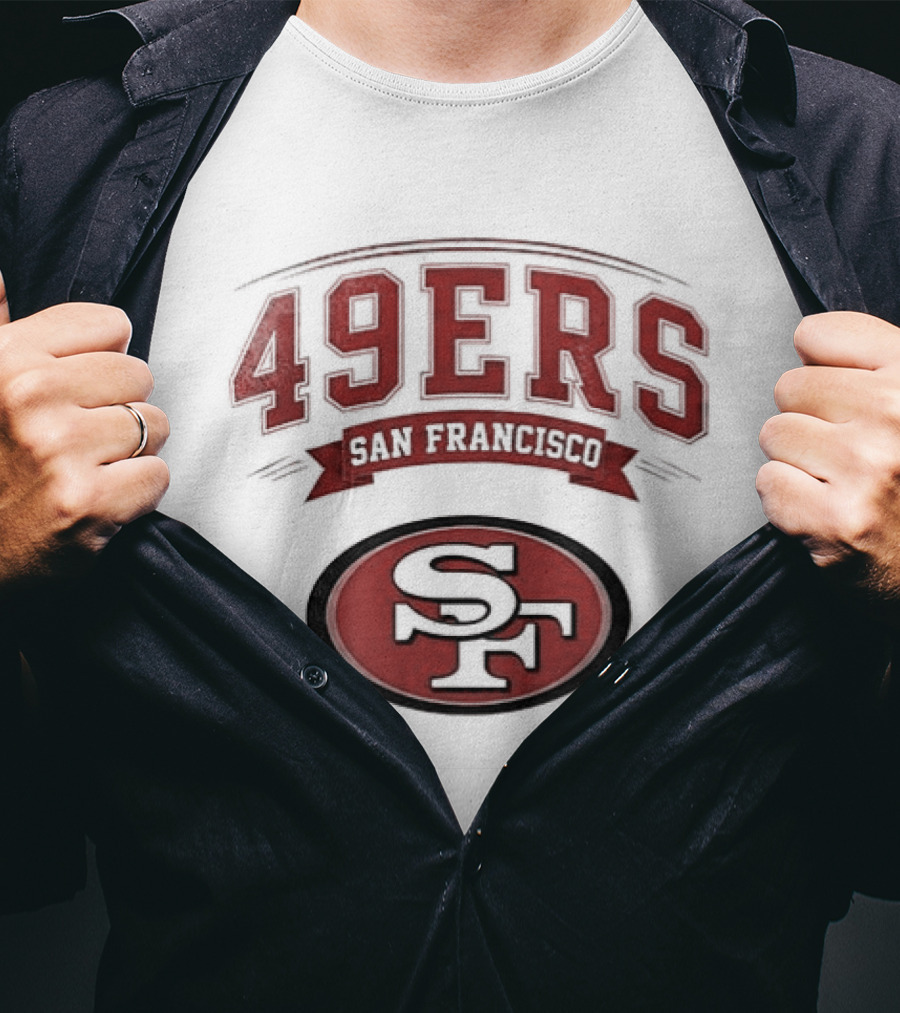 San Francisco 49ers Ghostface Running Football 49ers SF T-Shirt
