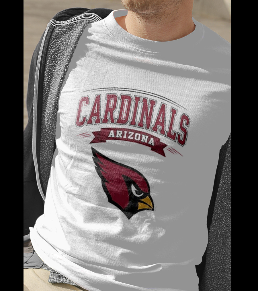 Arizona Cardinals Ghostface Running Football Combination T-Shirt