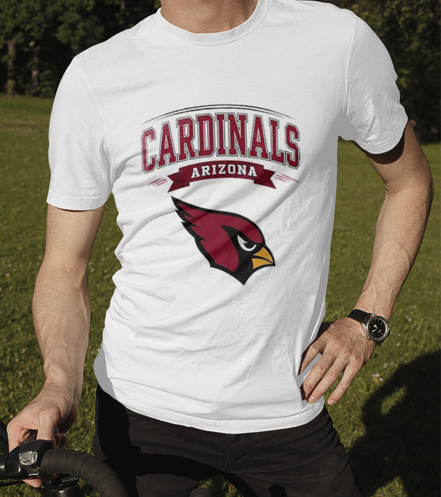 Arizona Cardinals Ghostface Running Football Combination T-Shirt