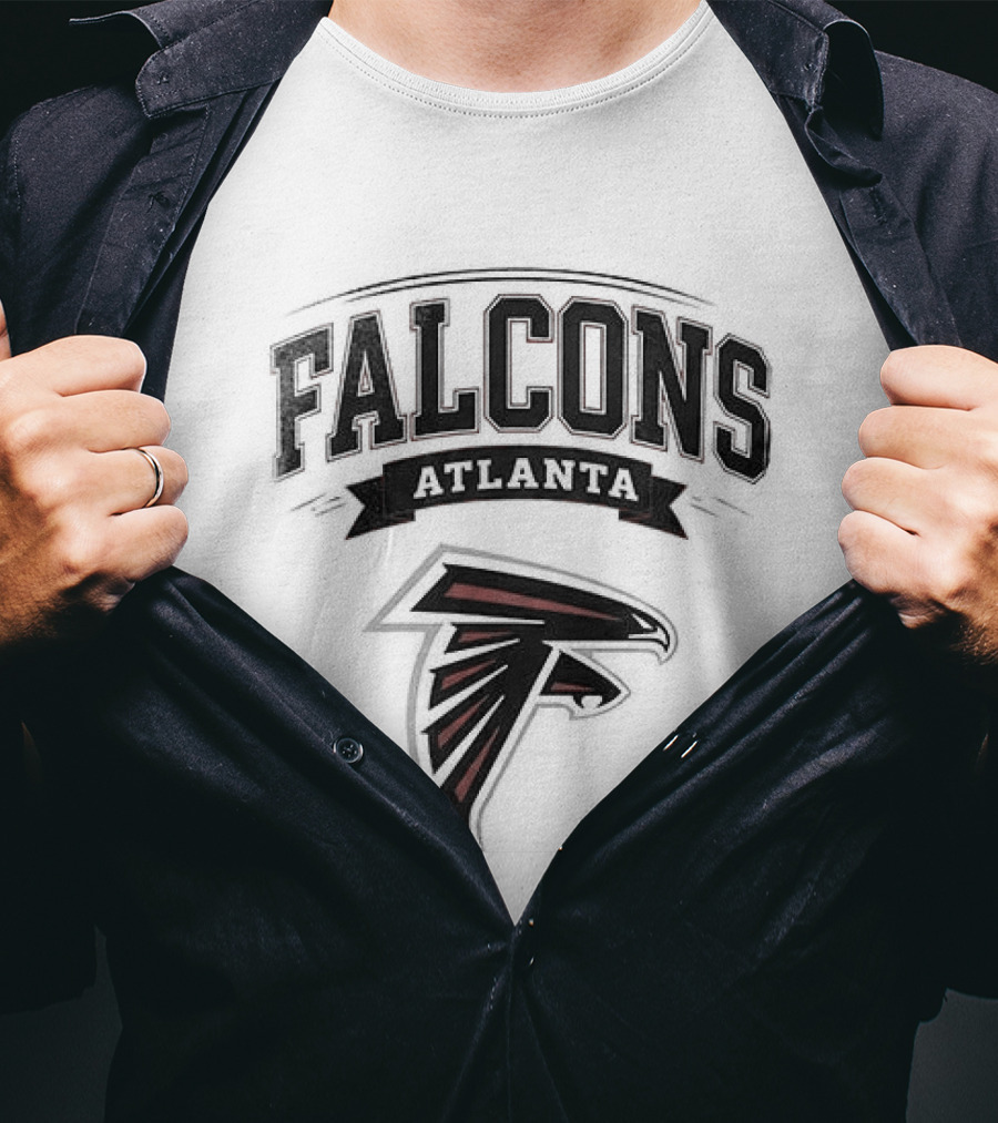 Atlanta Falcons Ghostface Running Football Collaboration Fan Gear T-Shirt