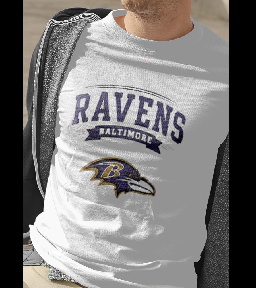 Baltimore Ravens Ghostface Running Football Ravens Baltimore T-Shirt